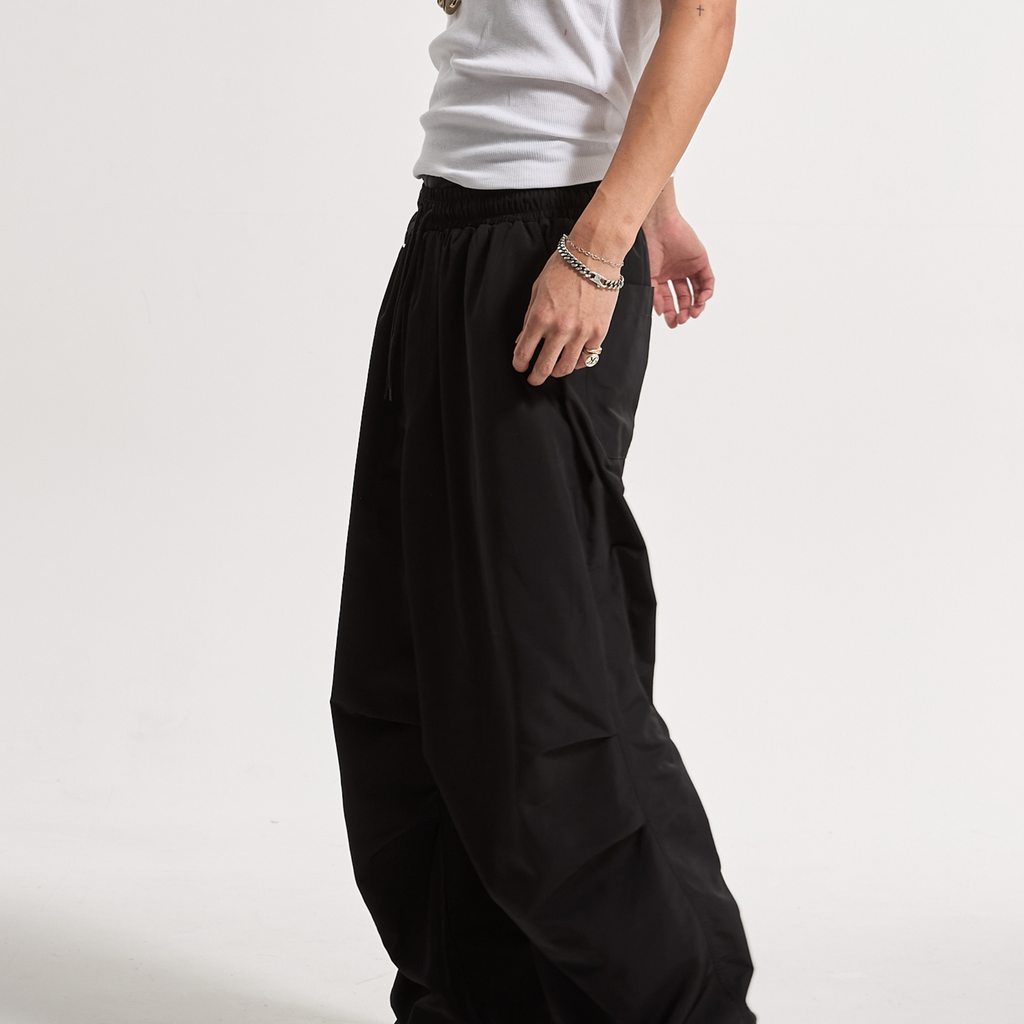 nylon cargo pants | OHOTORO